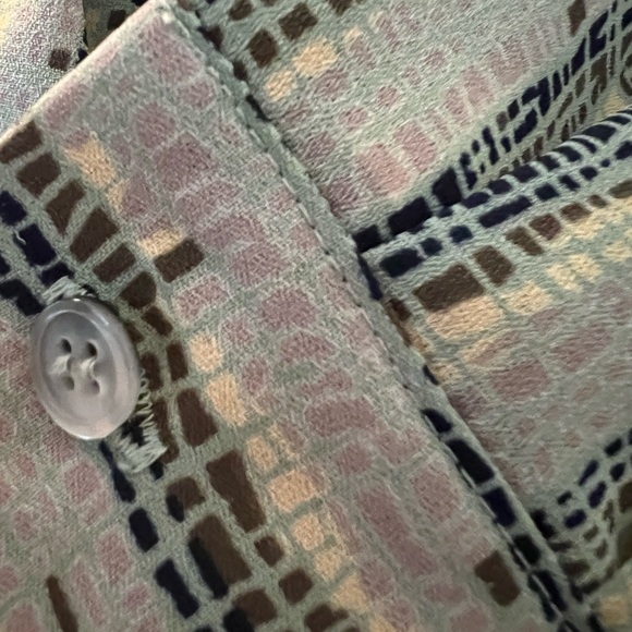 Vintage Halston Lifestyle Patterned Top - Picture 8 of 8